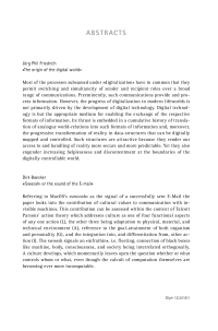 Abstracts / Autoren