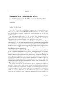 Grundlinien einer Philosophie der Technik