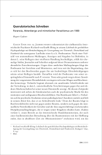 Querulatorisches Schreiben