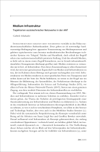 Medium Infrastruktur