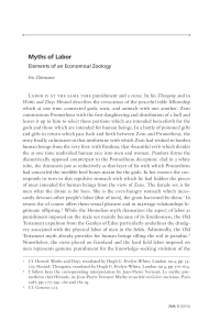 Myths of Labor: Elements of an Economical Zoology 