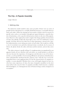 The City—A Popular Assembly 