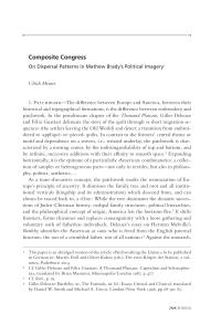 Composite Congress. On Dispersal Patterns in Mathew Brady's Political Imagery 