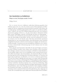 Von Ganzheiten zu Kollektiven. Wege zu einer Ontologie sozialer Formen 