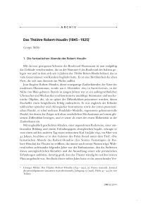 Das Théâtre Robert-Houdin (1845 – 1925)