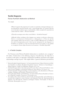 Textile Diagrams. Florian Pumhösl's Abstraction as Method