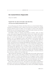 Der staatserfahrene Abgesandte 