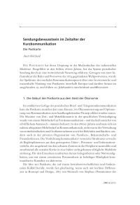 Sendungsbewusstsein im Zeitalter der Kurzkommunikation