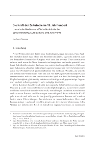 Die Kraft der Zeitutopie im 19. Jahrhundert