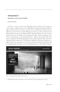 »Eintauchen!« Ozeanium versus Vision NEMO