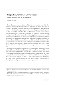 Imagination, Kombination, Defiguration