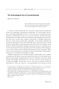 The Technological Fact of Counterfactuals