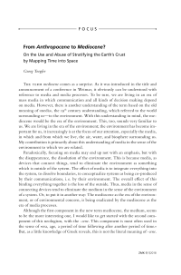 From Anthropocene to Mediocene? On the Use and Abuse of Stratifying the Earth’s Crust by Mapping Time into Space