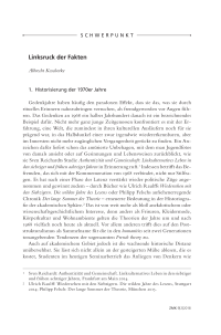 Linksruck der Fakten