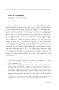 Write, neverendingly