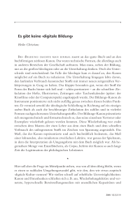 Es gibt keine ›digitale Bildung‹