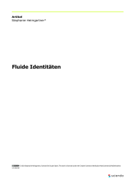 Fluide Identitäten