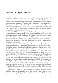 Editorial und Spendenaufruf