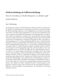 Weltvernichtung als Selbstvernichtung