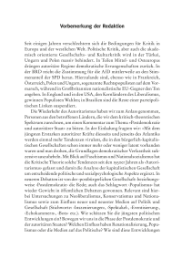 Vorbemerkung der Redaktion