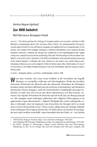 Zur BRD bekehrt