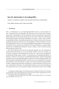 Das 20. Jahrhundert in Grundbegriffen