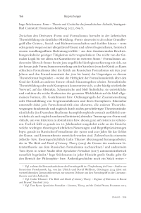Besprechung: Ingo Stöckmann: Form – Theorie und Geschichte der formalistischen Ästhetik, Stuttgart- Bad Cannstatt: frommann-holzboog 2022, 669 S.