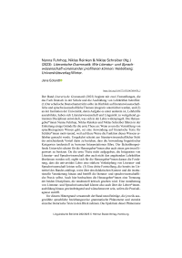 Nanna Fuhrhop, Niklas Reinken & Niklas Schreiber (Hg.) (2023): Literarische Grammatik. Wie Literatur- und Sprachwissenschaft voneinander profitieren können. Heidelberg: Universitätsverlag Winter.
