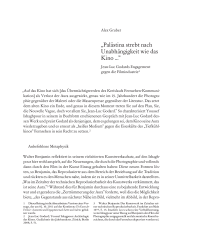 »Palästina strebt nach Unabhängigkeit wie das Kino…«