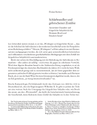 Schlafwandler und gebrochener Zombie