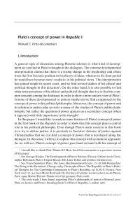 Plato’s concept of power in Republic I