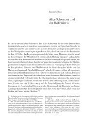 Alice Schwarzer und der Höllenkreis