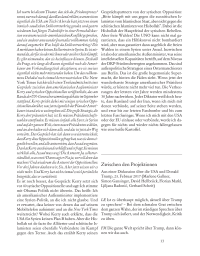 Zwischen den Projektionen