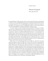 Adorno-Gespräch