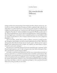 Die entscheidende Differenz