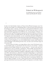 Einheit im Widerspruch