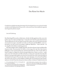 Das Rätsel der Macht