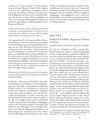 Treffen sich Schiller, Hegel und Adorno im Labor…