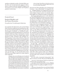 Herfried Münkler und die Neuen Deutschen