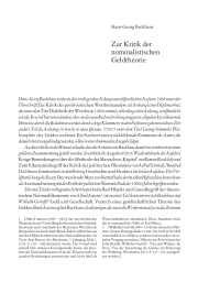 Zur Kritik der nominalistischen Geldtheorie