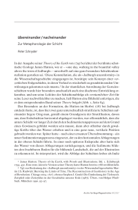 übereinander / nacheinander