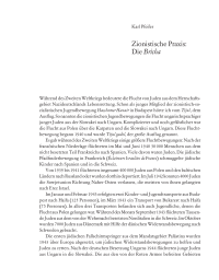 Zionistische Praxis: ›Die Bricha‹