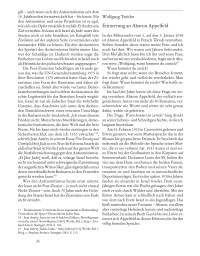 Erinnerung an Aharon Appelfeld