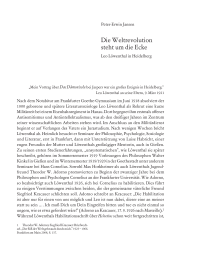 Die Weltrevolution steht um die Ecke