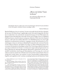 »Muss ein lieber Vater wohnen«