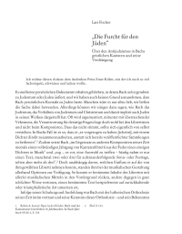 »Die Furcht für den Jüden«