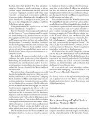 Kurze Anmerkung zu Phyllis Cheslers Kritik des Women’s March