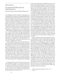 Zur politischen Ökonomie des Gegenhegemons