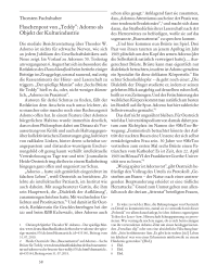 Flaschenpost von »Teddy«: Adorno als Objekt der Kulturindustrie