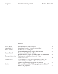 Inhaltsverzeichnis